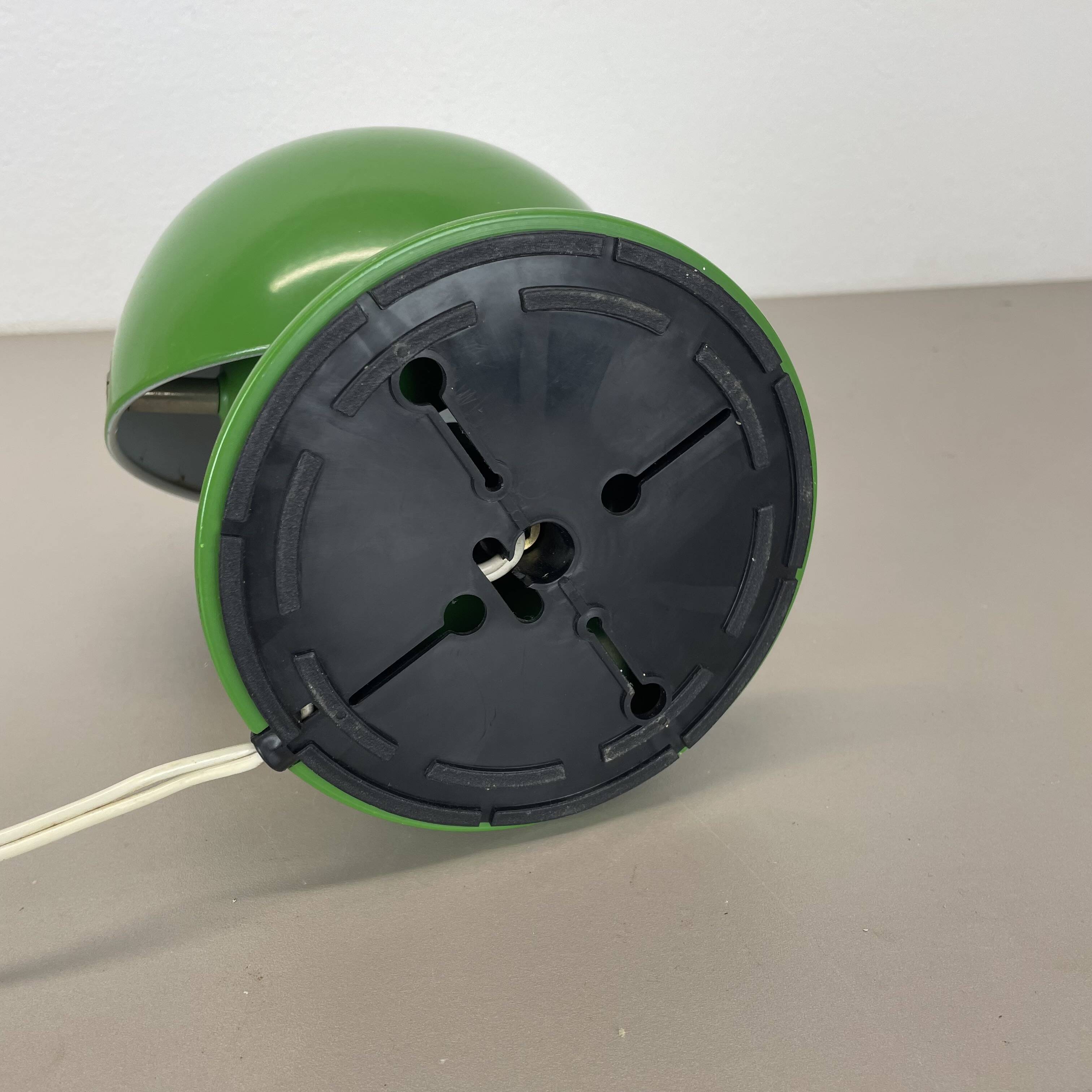rare green model "Junker" Table Lamp by Afra & Tobia Scarpa for Flos, Italy