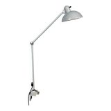 Grey two-arm Kaiser Idell clamp lamp model