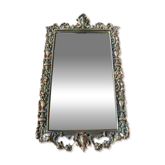 18th century style bronze mirror