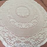 Nappe ovale dentelle