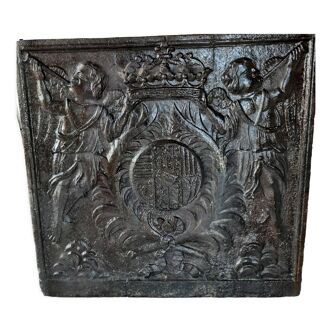 Fireplace plate