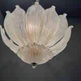 Venetian murano glass flush mount, 1980s