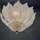 Venetian murano glass flush mount, 1980s