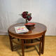 Mid century retro vintage teak trinity coffee table by nathan 1960.