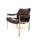 Röder Söhne leather lounge chair by Miller Borgsen