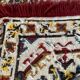 Vintage wool rug with fringe
