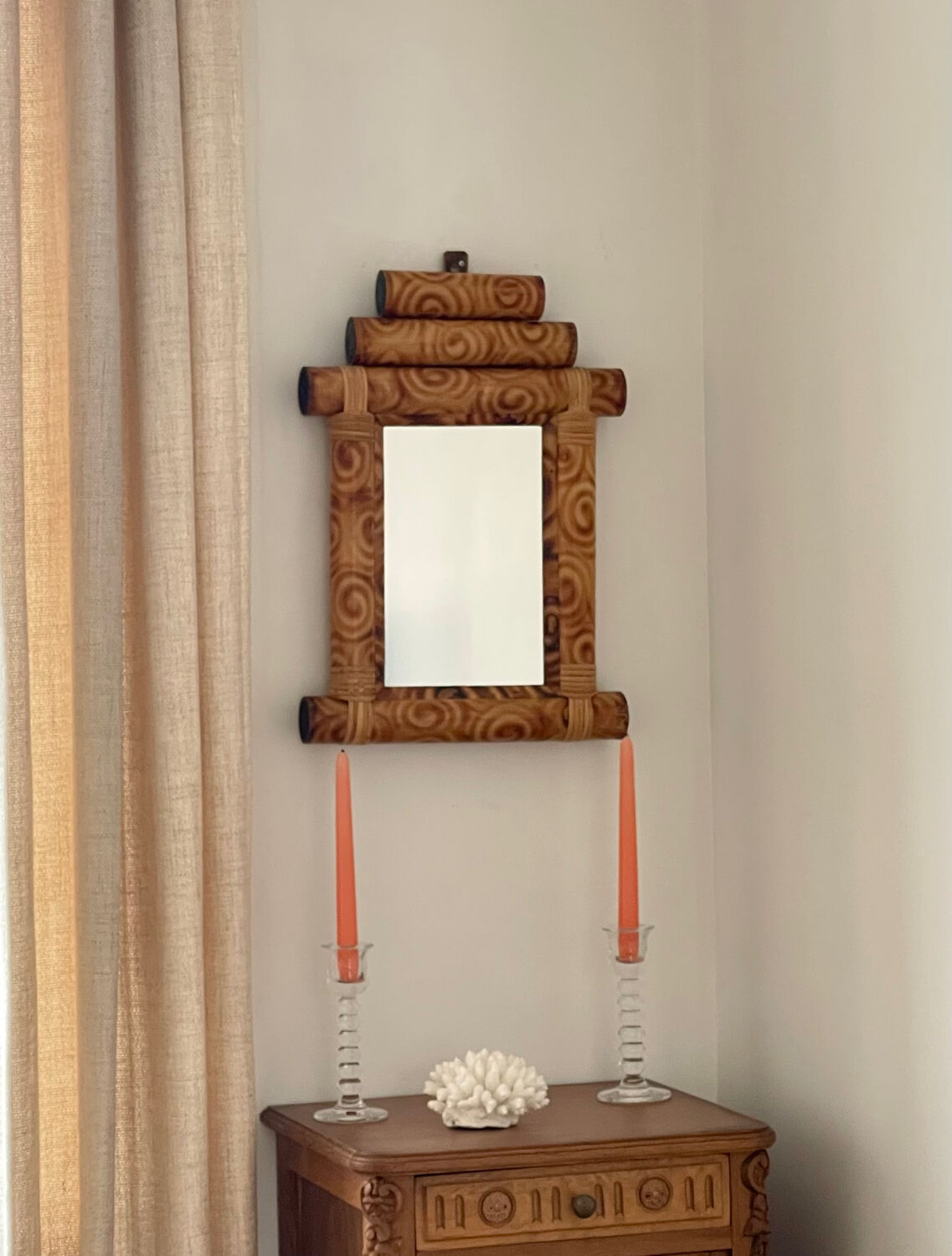 Bamboo mirror 1970