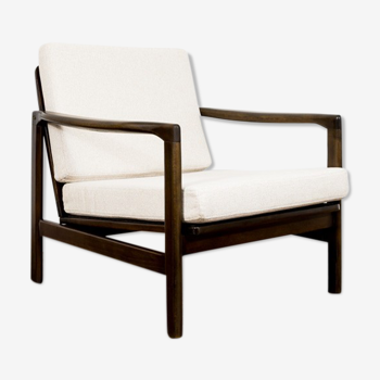 Beige B7522 armchair by Zenon Bączyk 1960's