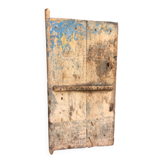 Ancienne porte berbère en bois vintage authentique - maroc