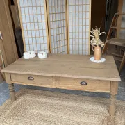 Table basse en chêne 