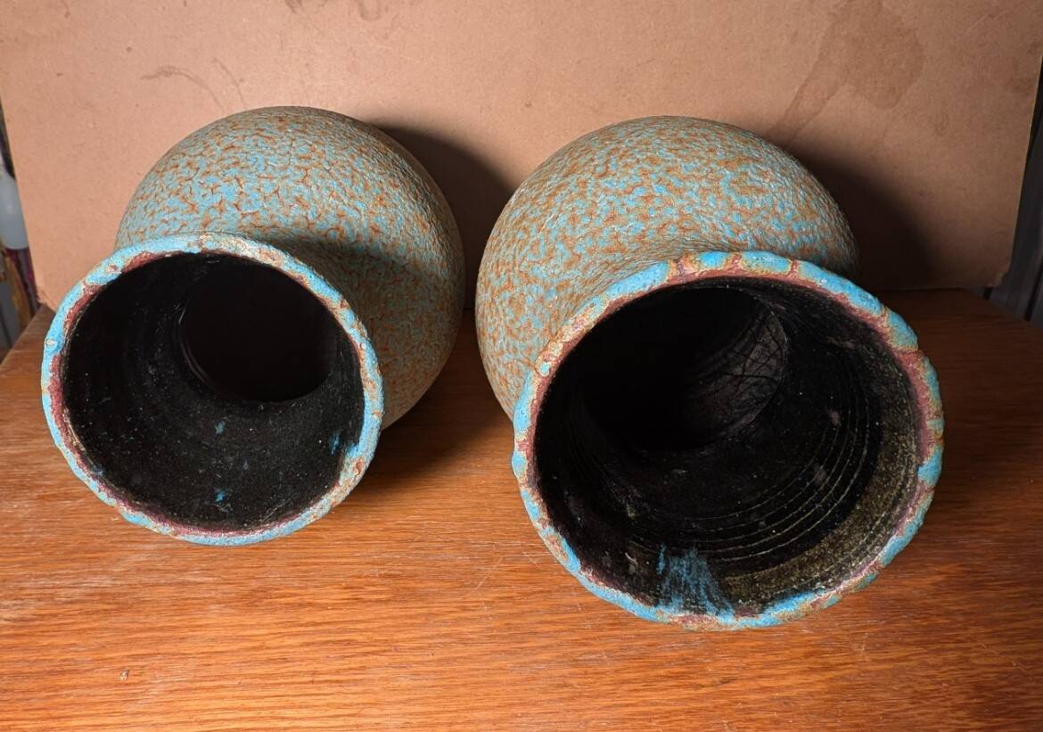 Pair of large vases by Hubert Guy, potter of Accolay