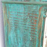 Ancienne armoire en bois - 2 portes et 1 tiroir