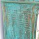 Old wooden cabinet - 2 doors and 1 drawer