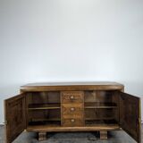 Brutalist sideboard in the spirit of Dudouyt.