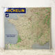 Map of France Michelin in sheet metal 1962