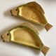 Pair of fish dishes Vallauris 1850 Atelier Cerenne Vallauris