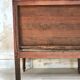 Bistro bench in burgundy leather