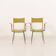 Boomerang chair attr. to Carlo De Carli, set of 2, Italy 1950s