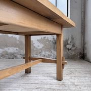 Table mobilier montagne 1950 hêtre massif