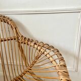 Vintage rattan armchair