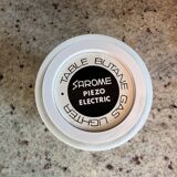 Briquet de table vintage Sarome Japon en plastique blanc