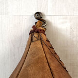 Antique boxing speed pear in leather