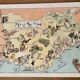 Affiche vintage carte illustrée de la Provence 1939 - JP Pinchon