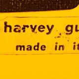 Italian yellow Lucerna floor lamp from the Space Age era, mid-century by Guzzini, 1960s.