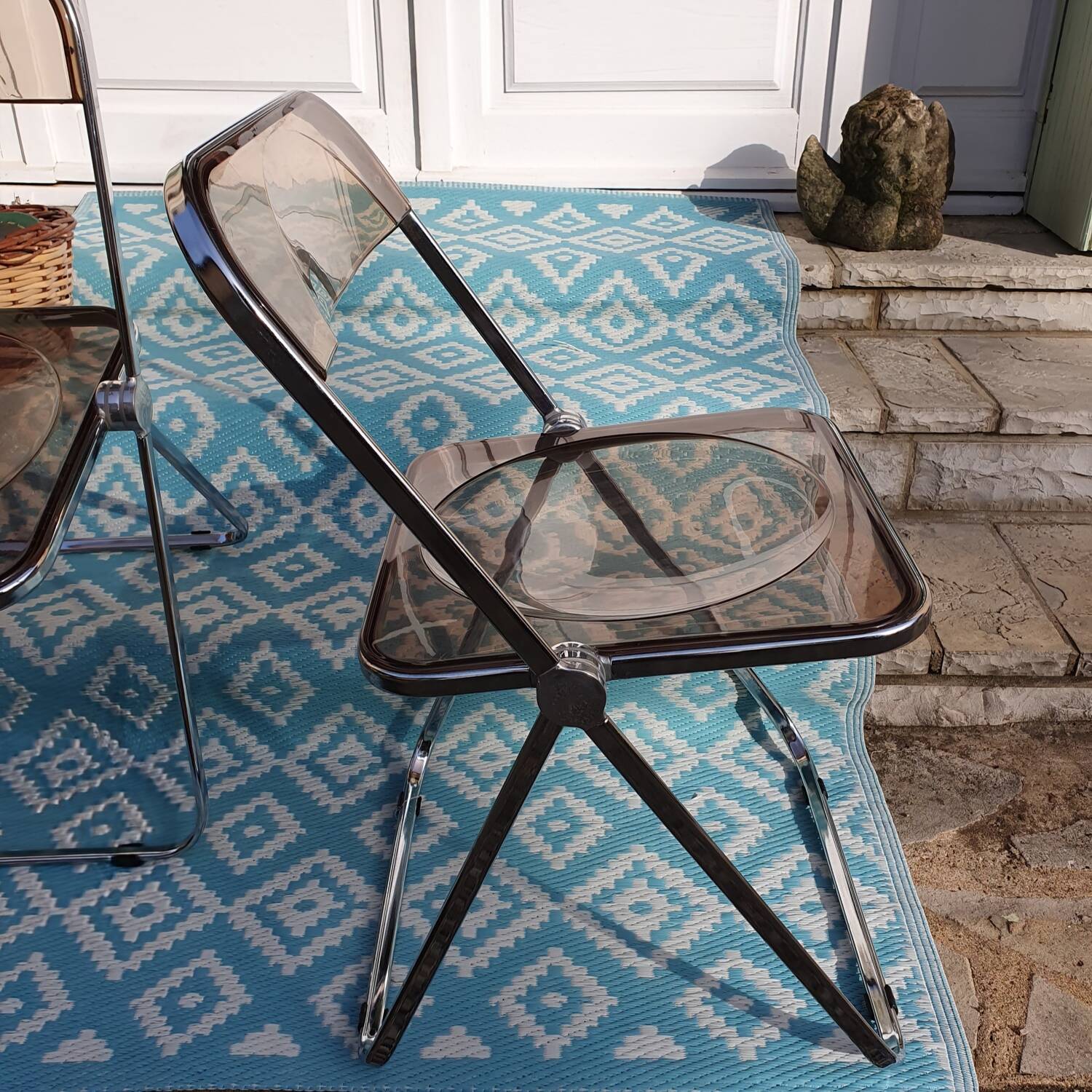 2 Folding chairs by Giancarlo Piretti for Castelli, Italy