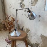 Artisanal bohemian chrome lamp