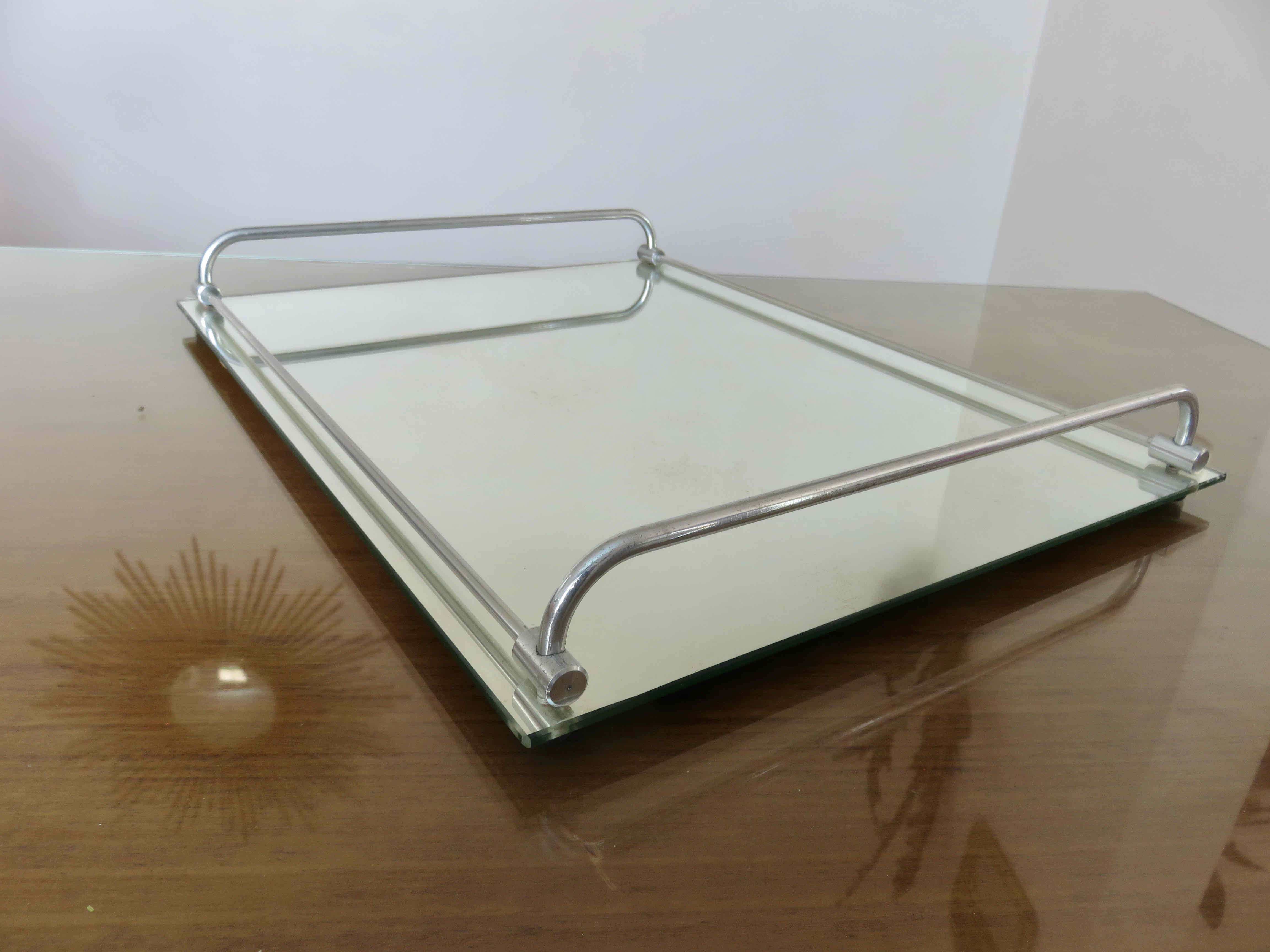 Modernist art deco mirror tray 1940