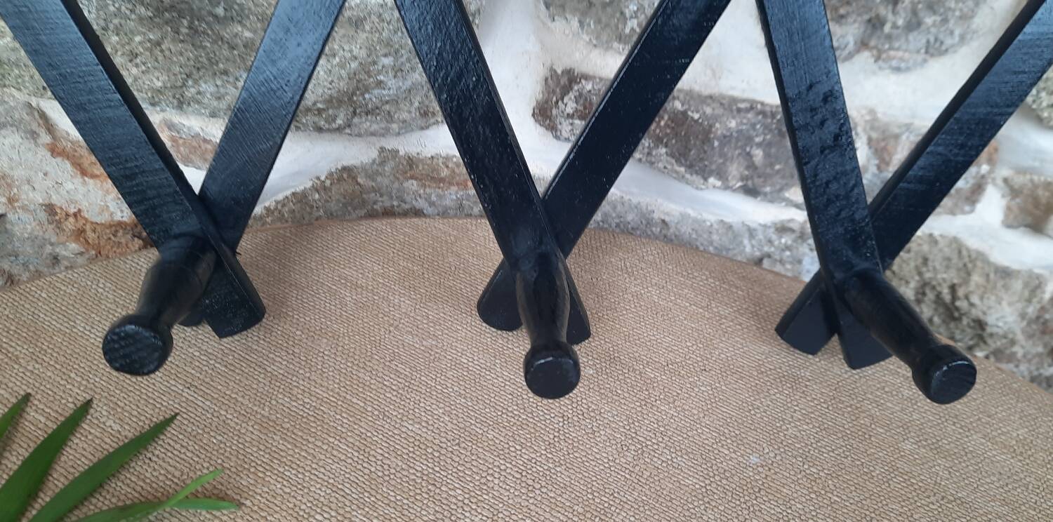 Vintage accordion coat rack