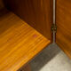 Danish Scandinavian wardrobe signed Sven Ellekaer 1960 3 doors 2 drawers with mounting plan