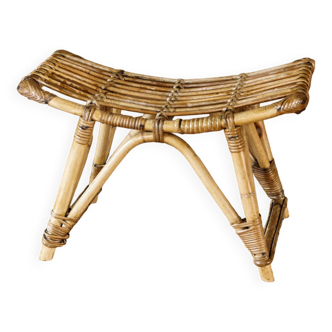 Rattan gondola stool