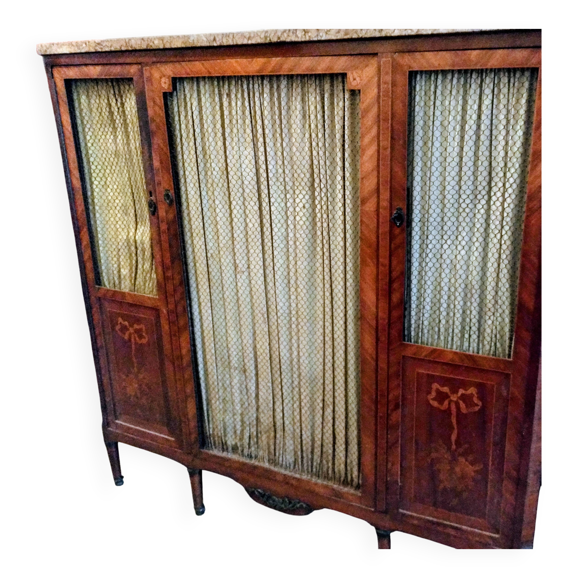 Antique wardrobe in Louis XVI style