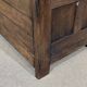 Entrance furniture, Breton wardrobe in oak and chestnut from the 19th century.