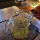 Italian molded glass pitcher – 1980s-90s