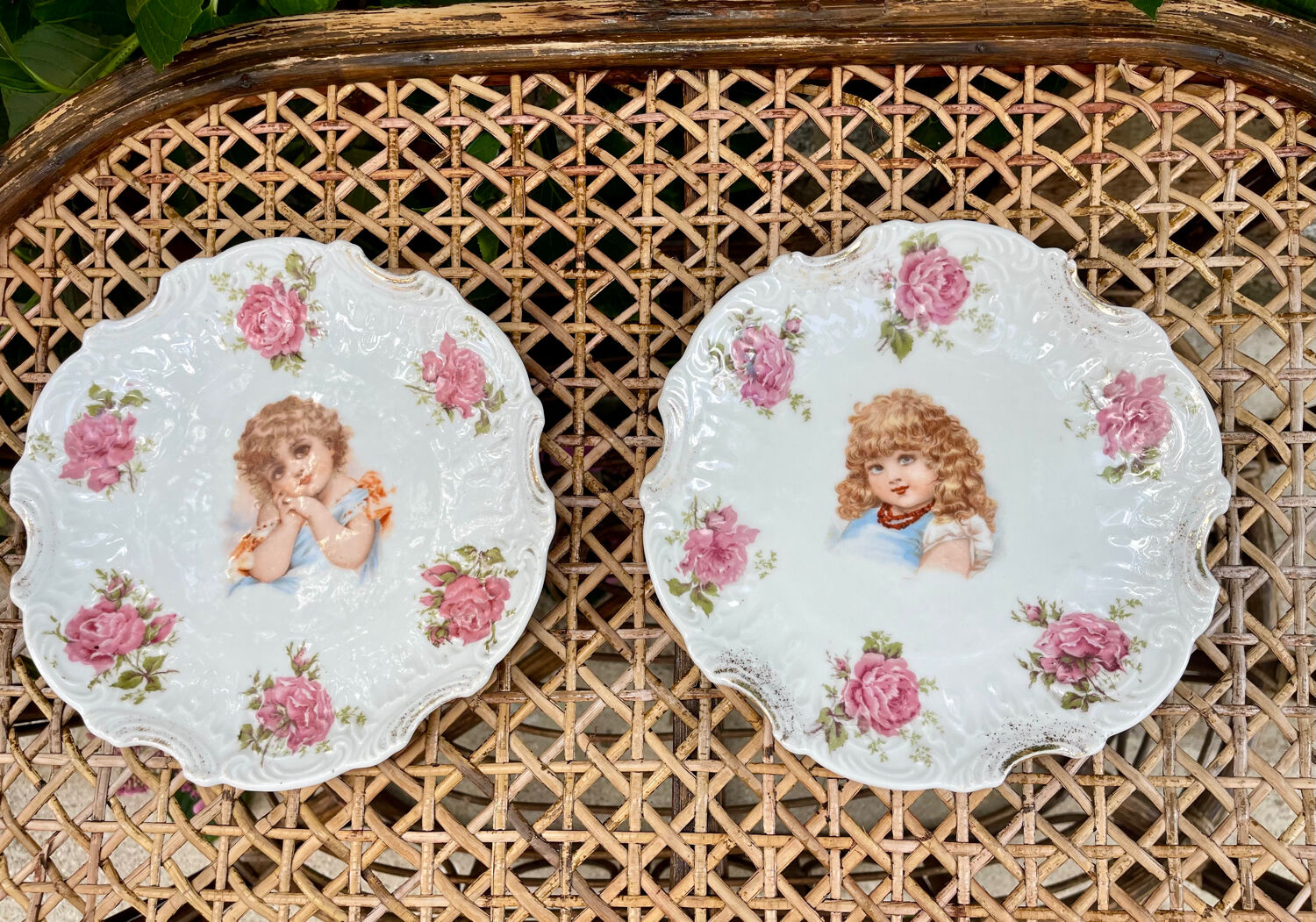 Two plates Brittania Karksbad Austria