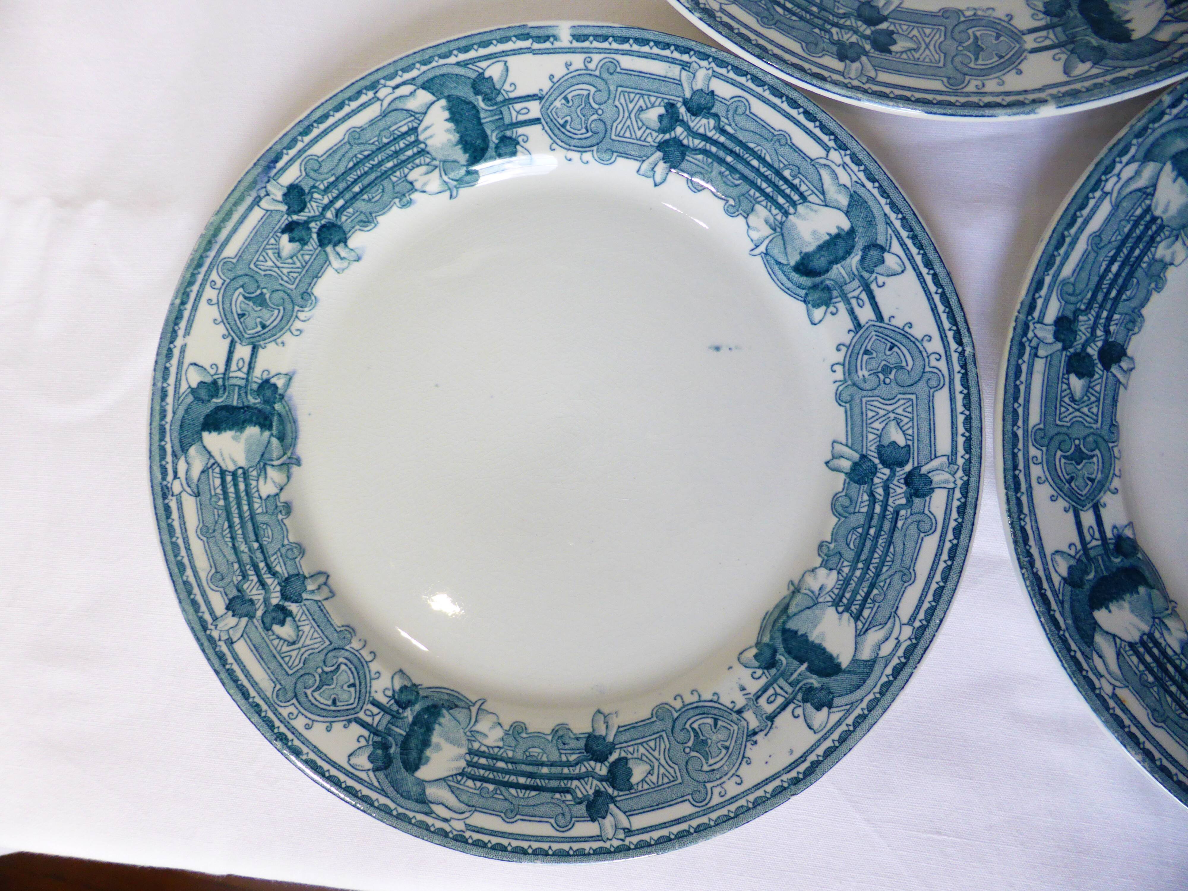 3 vintage dessert plates from CM&C, Massena model