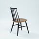 6 Tapiovaara Fanett style spindleback chairs, 1970s