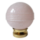 Art Deco lamp in brass and glass by Clichy