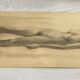 Large drawing of a “Nude” woman signed around the 1940s dimension: height -120cm - width -75