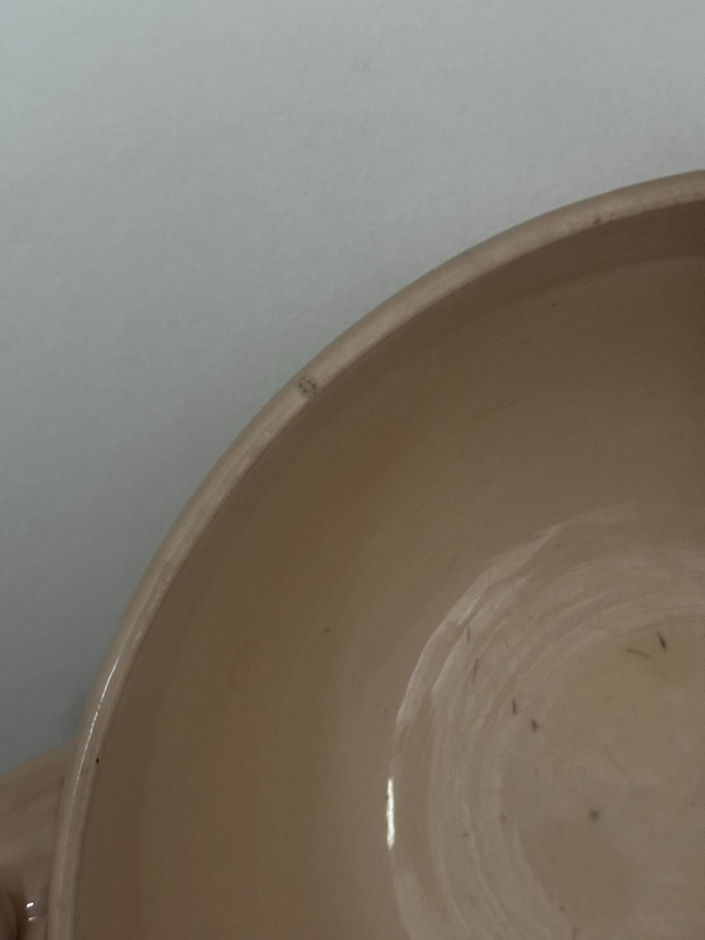 Old pink porcelain soup tureen Digoin