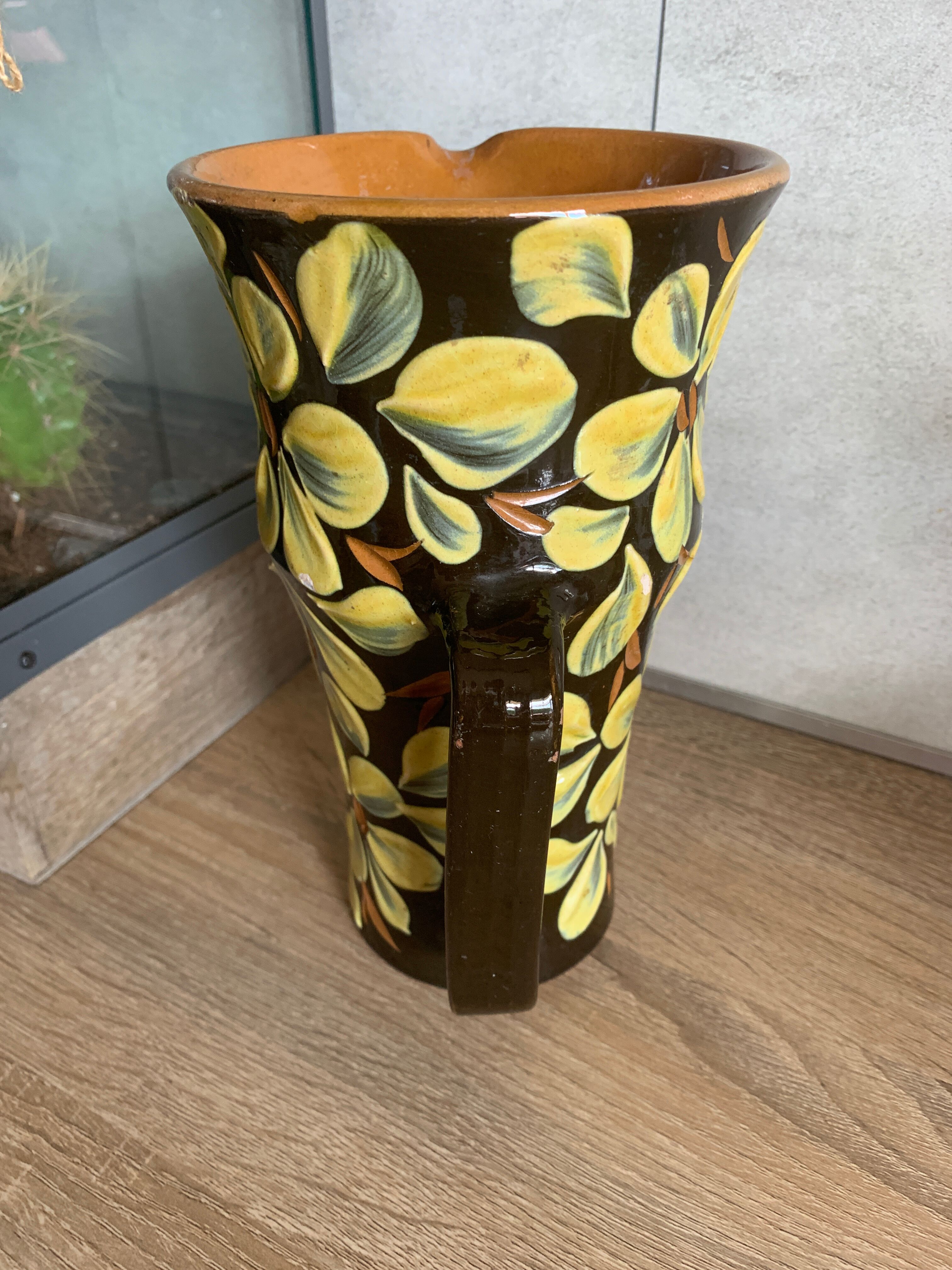 Vintage ceramic pitcher Italy