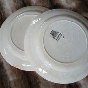 10 antique flat plates from Gien
