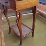 Paire de lits et tables de chevet col de cygne style empire