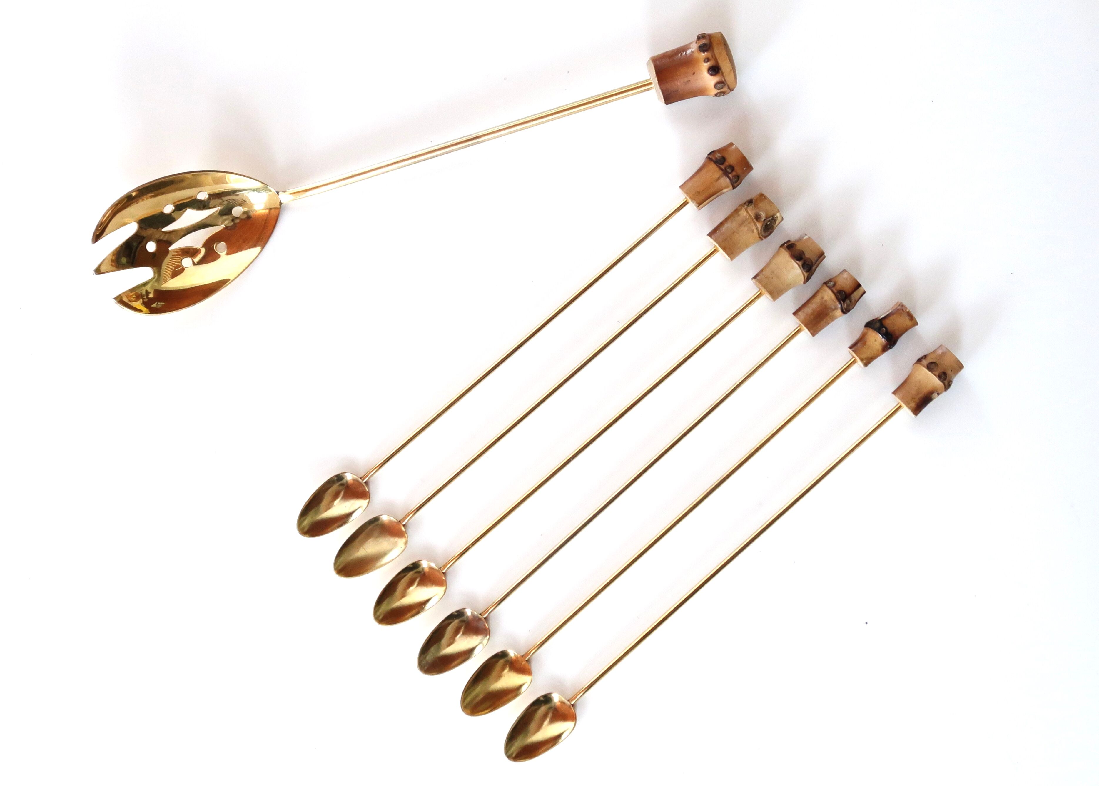 Cocktail kit with bamboo sleeves, 50s