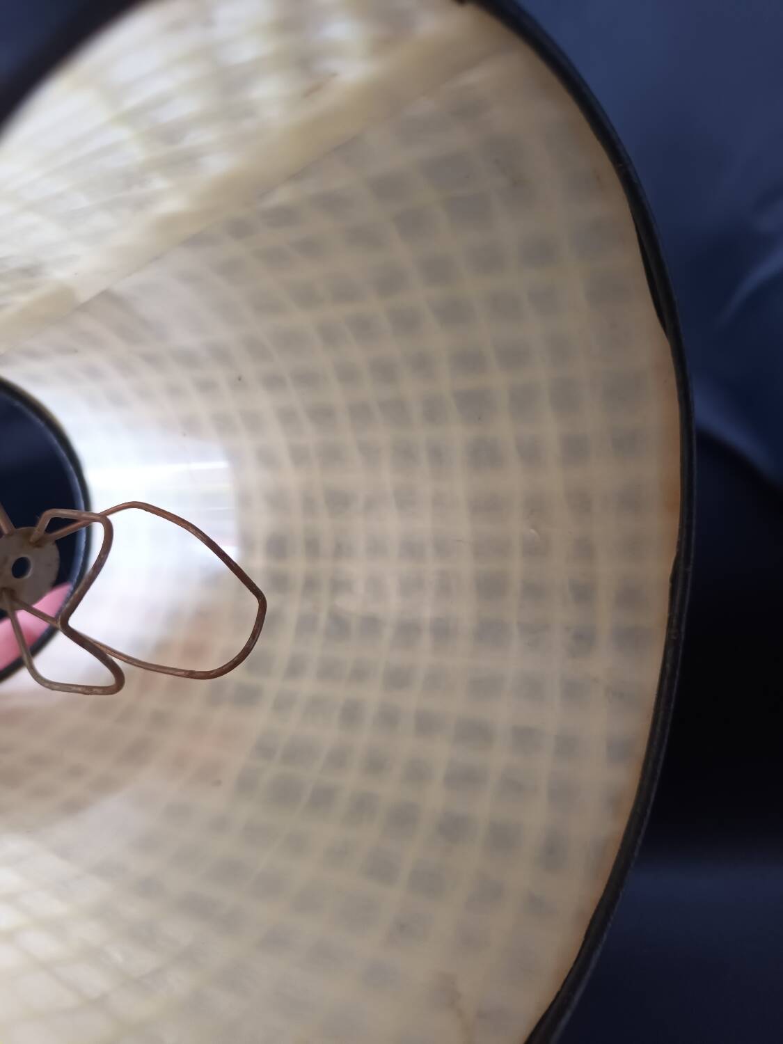 Vintage clip-on lampshade