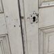 Patinated Parisian wardrobe, 2 doors, 2 shelves