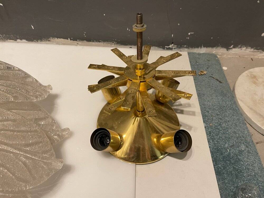 Large Venetian Murano Glass Flushmount 1970’s